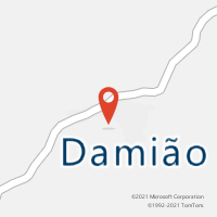 Mapa com localização da Agência AC DAMIAO