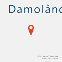 Mapa com localização da Agência AC DAMOLANDIA