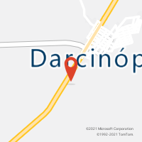 Mapa com localização da Agência AC DARCINOPOLIS