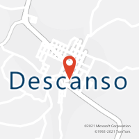 Mapa com localização da Agência AC DESCANSO