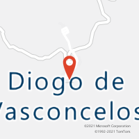 Mapa com localização da Agência AC DIOGO DE VASCONCELOS