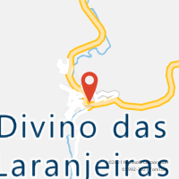 Mapa com localização da Agência AC DIVINO DAS LARANJEIRAS