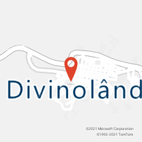 Mapa com localização da Agência AC DIVINOLANDIA DE MINAS