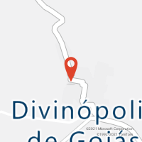 Mapa com localização da Agência AC DIVINOPOLIS DE GOIAS