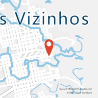 Mapa com localização da Agência AC DOIS VIZINHOS