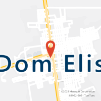 Mapa com localização da Agência AC DOM ELISEU