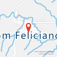 Mapa com localização da Agência AC DOM FELICIANO