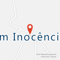 Mapa com localização da Agência AC DOM INOCENCIO