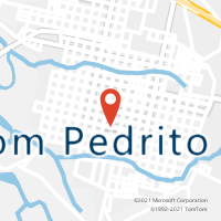 Mapa com localização da Agência AC DOM PEDRITO