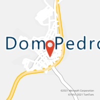 Mapa com localização da Agência AC DOM PEDRO