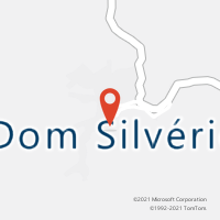 Mapa com localização da Agência AC DOM SILVERIO