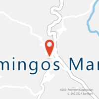 Mapa com localização da Agência AC DOMINGOS MARTINS