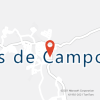 Mapa com localização da Agência AC DORES DE CAMPOS