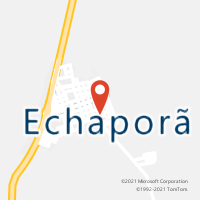 Mapa com localização da Agência AC ECHAPORA