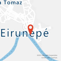 Mapa com localização da Agência AC EIRUNEPE
