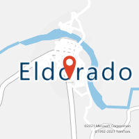Mapa com localização da Agência AC ELDORADO