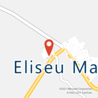 Mapa com localização da Agência AC ELISEU MARTINS