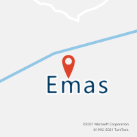 Mapa com localização da Agência AC EMAS