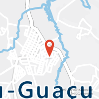 Mapa com localização da Agência AC EMBU GUACU