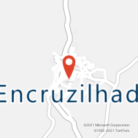 Mapa com localização da Agência AC ENCRUZILHADA