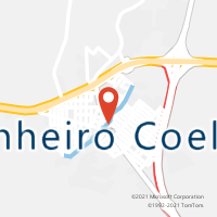 Mapa com localização da Agência AC ENGENHEIRO COELHO