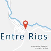 Mapa com localização da Agência AC ENTRE RIOS