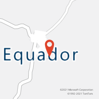 Mapa com localização da Agência AC EQUADOR