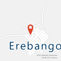 Mapa com localização da Agência AC EREBANGO