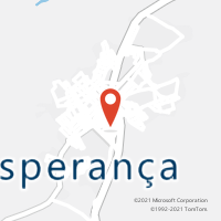 Mapa com localização da Agência AC ESPERANCA
