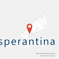 Mapa com localização da Agência AC ESPERANTINA