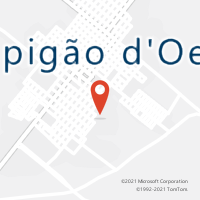 Mapa com localização da Agência AC ESPIGAO DO OESTE