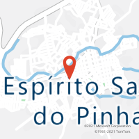 Mapa com localização da Agência AC ESPIRITO SANTO DO PINHAL