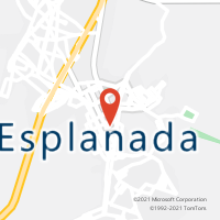 Mapa com localização da Agência AC ESPLANADA