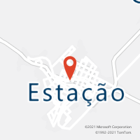 Mapa com localização da Agência AC ESTACAO