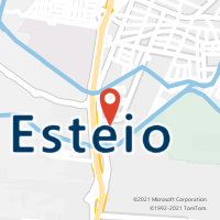 Mapa com localização da Agência AC ESTEIO