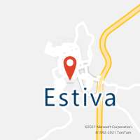 Mapa com localização da Agência AC ESTIVA