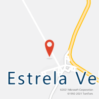 Mapa com localização da Agência AC ESTRELA VELHA