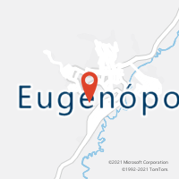 Mapa com localização da Agência AC EUGENOPOLIS