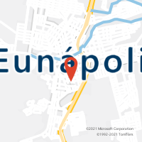 Mapa com localização da Agência AC EUNAPOLIS