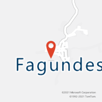 Mapa com localização da Agência AC FAGUNDES