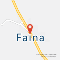 Mapa com localização da Agência AC FAINA