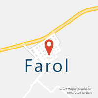 Mapa com localização da Agência AC FAROL