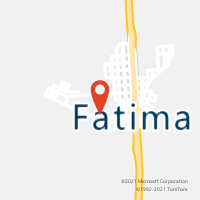 Mapa com localização da Agência AC FATIMA
