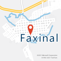 Mapa com localização da Agência AC FAXINAL