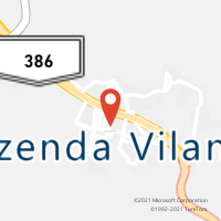 Mapa com localização da Agência AC FAZENDA VILANOVA