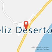 Mapa com localização da Agência AC FELIZ DESERTO