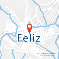 Mapa com localização da Agência AC FELIZ