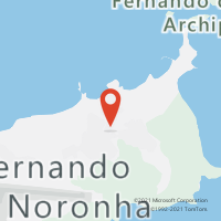 Mapa com localização da Agência AC FERNANDO DE NORONHA