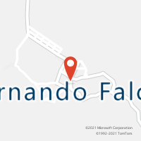 Mapa com localização da Agência AC FERNANDO FALCAO