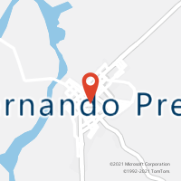 Mapa com localização da Agência AC FERNANDO PRESTES